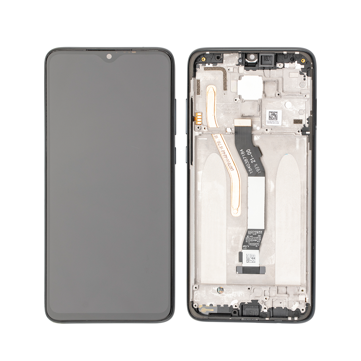 OEM Display für Xiaomi Redmi Note 8 Pro mit Rahmen Schwarz – Bild 4