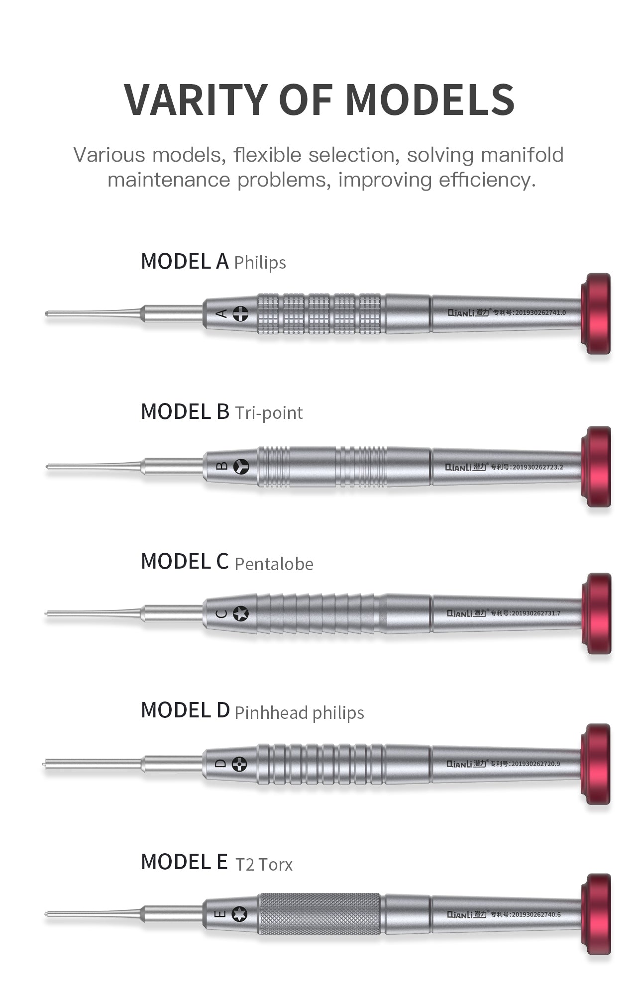 QIANLI iFlying 3D Screwdrivers Set – Bild 2