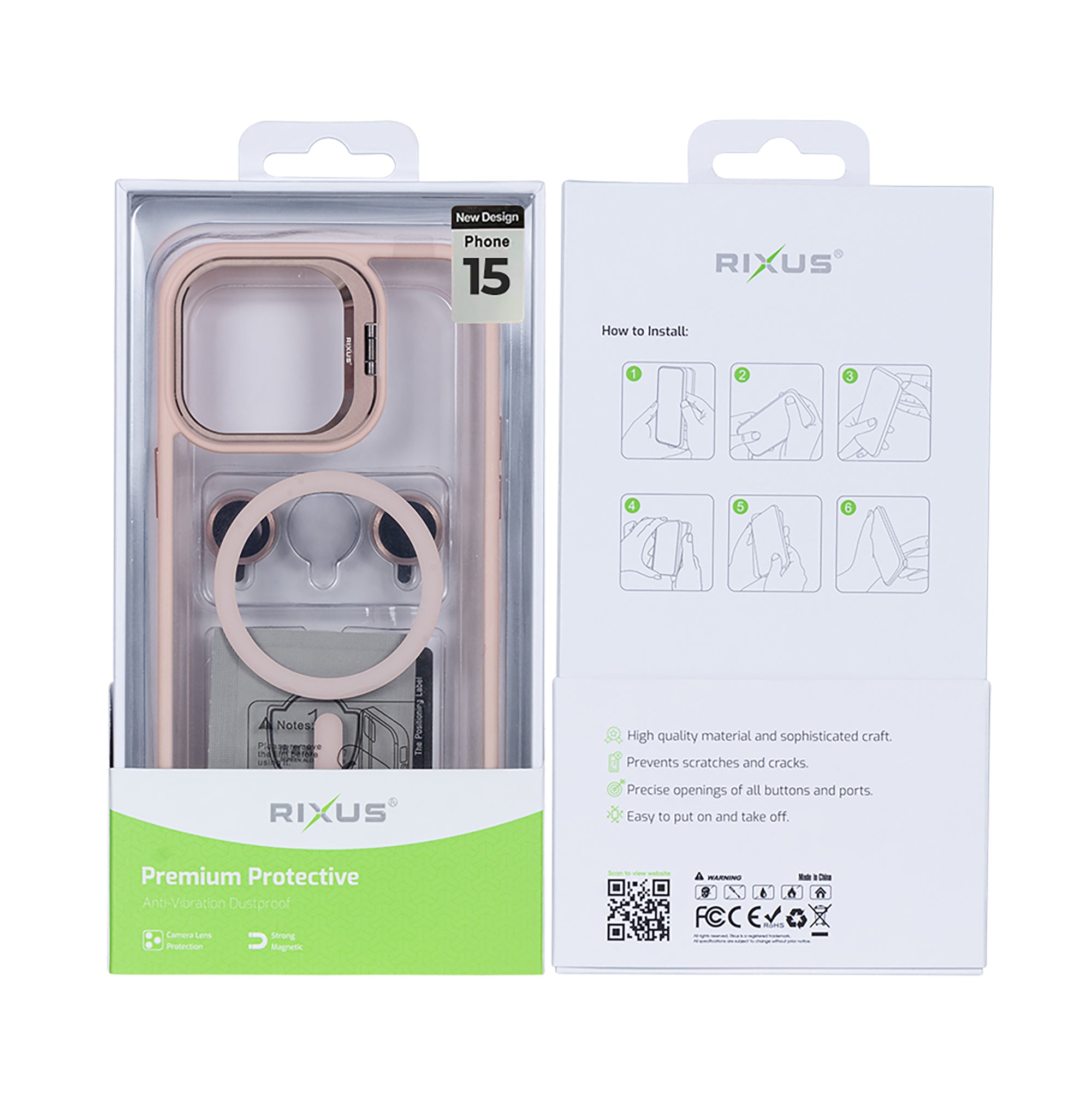 Rixus Classic 03 MagSafe Hülle für iPhone 15 16 17 Modell & Farbe – Bild 606
