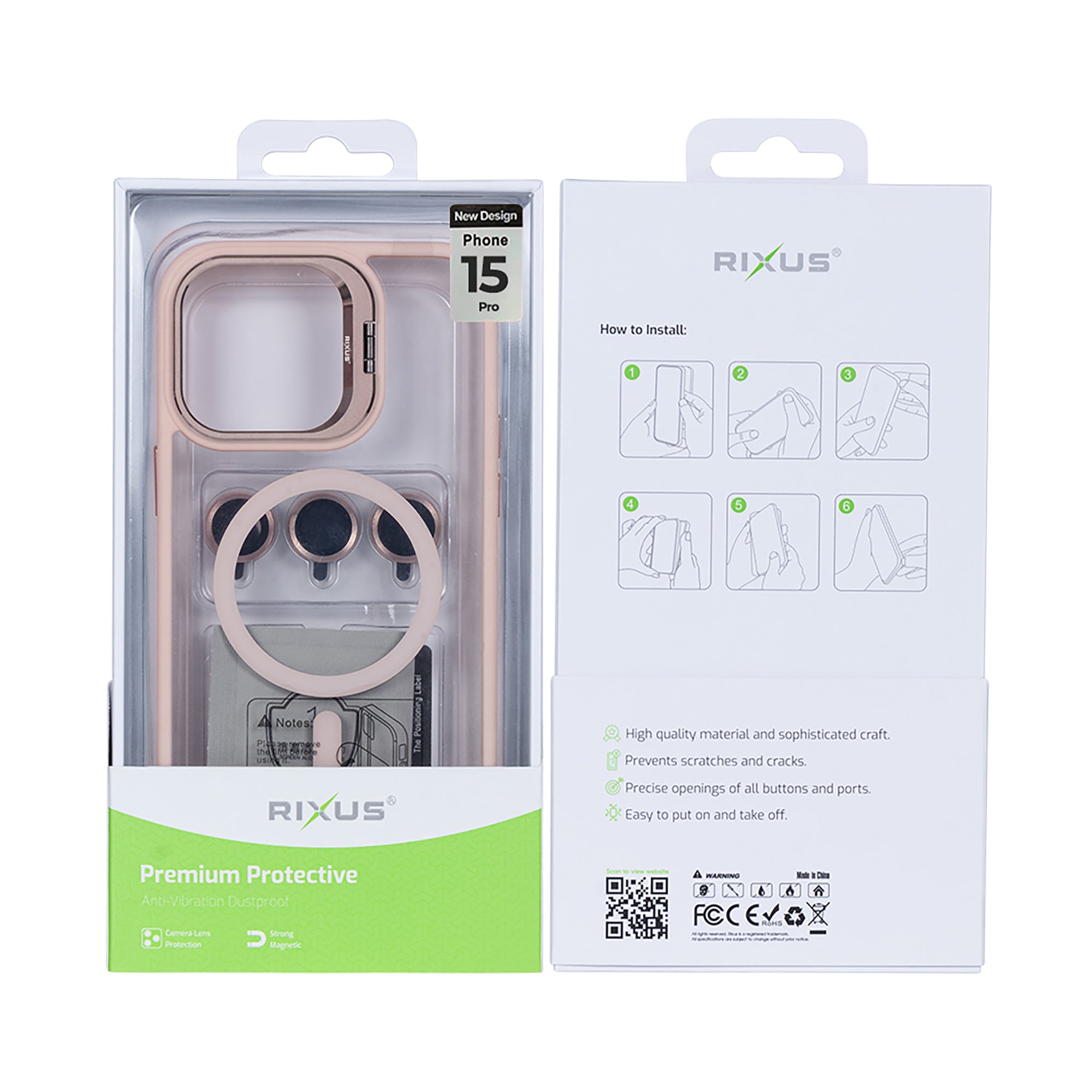 Rixus Classic 03 MagSafe Hülle für iPhone 15 16 17 Modell & Farbe – Bild 484