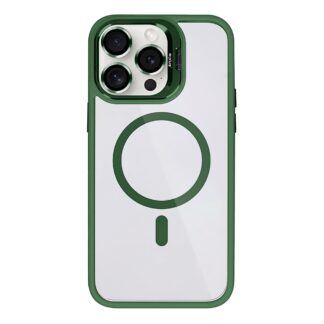 Rixus Classic 03 MagSafe Hülle für iPhone 15 16 17 Modell & Farbe - Modell: iPhone 15 Pro Max - Farbe: Dark Green (Grün)
