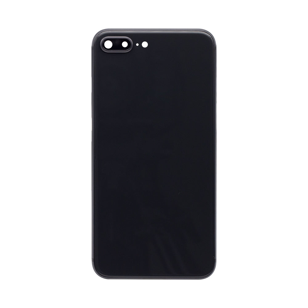 Für Apple iPhone 8 Plus Gehäuse mit Kleinteilen Black OEM