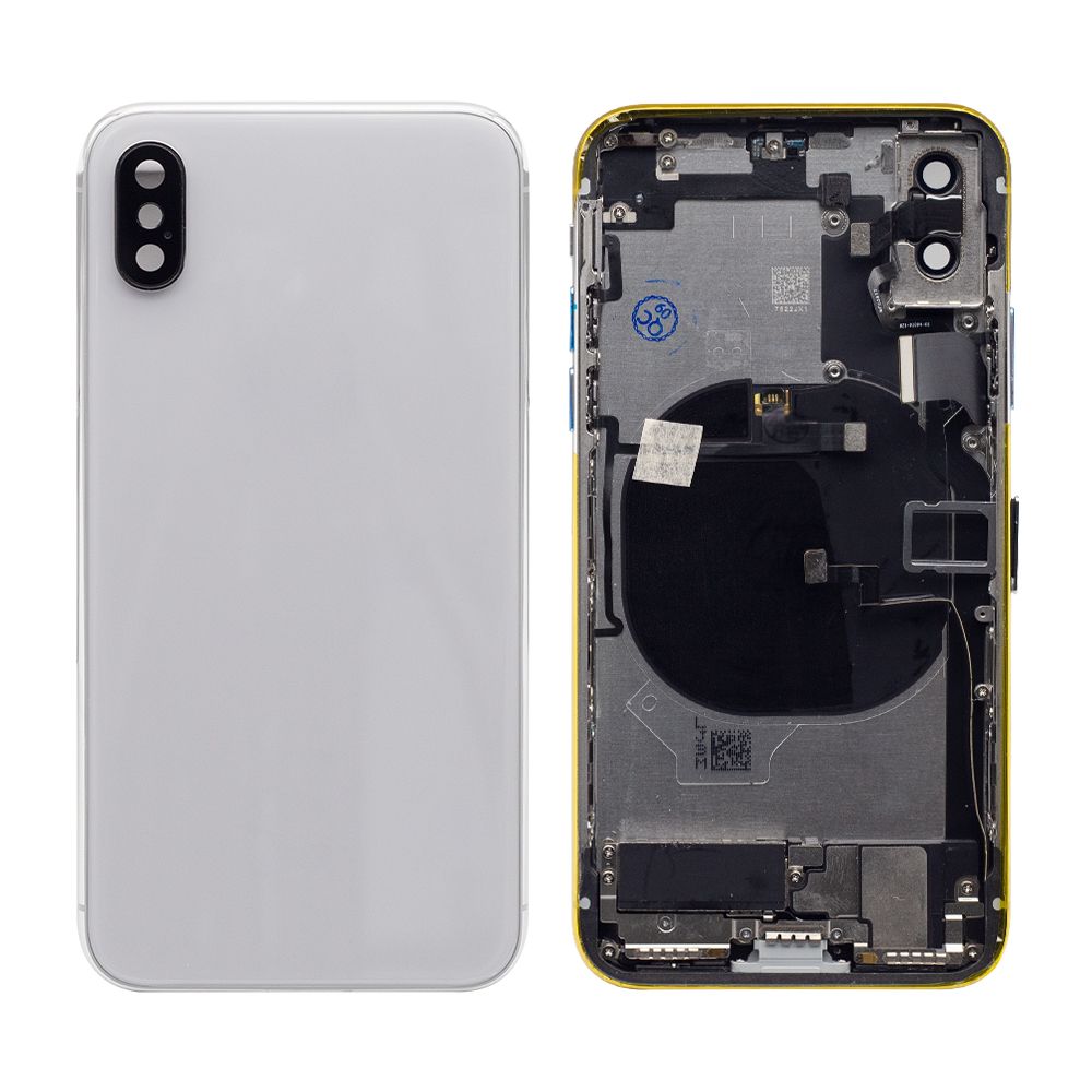 Für Apple iPhone X Gehäuse mit Kleinteilen White OEM – Bild 3