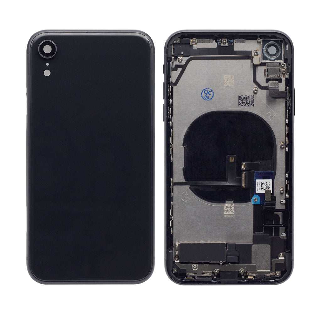 Für Apple iPhone XR Gehäuse mit Kleinteilen Black OEM – Bild 3