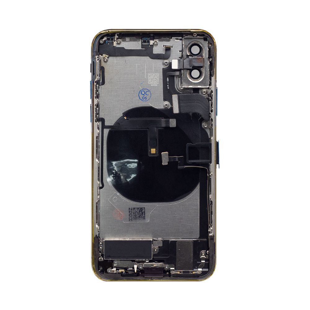 Für Apple iPhone XS Gehäuse mit Kleinteilen Black OEM – Bild 2