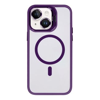 Rixus Classic 03 Hülle mit MagSafe kompatibel für Apple iPhone 14 Deep Purple