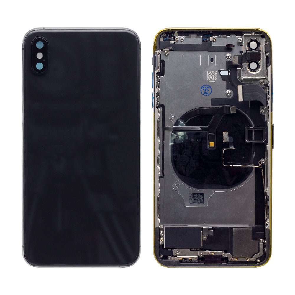 Für Apple iPhone XS Max Gehäuse mit Kleinteilen Black OEM – Bild 3