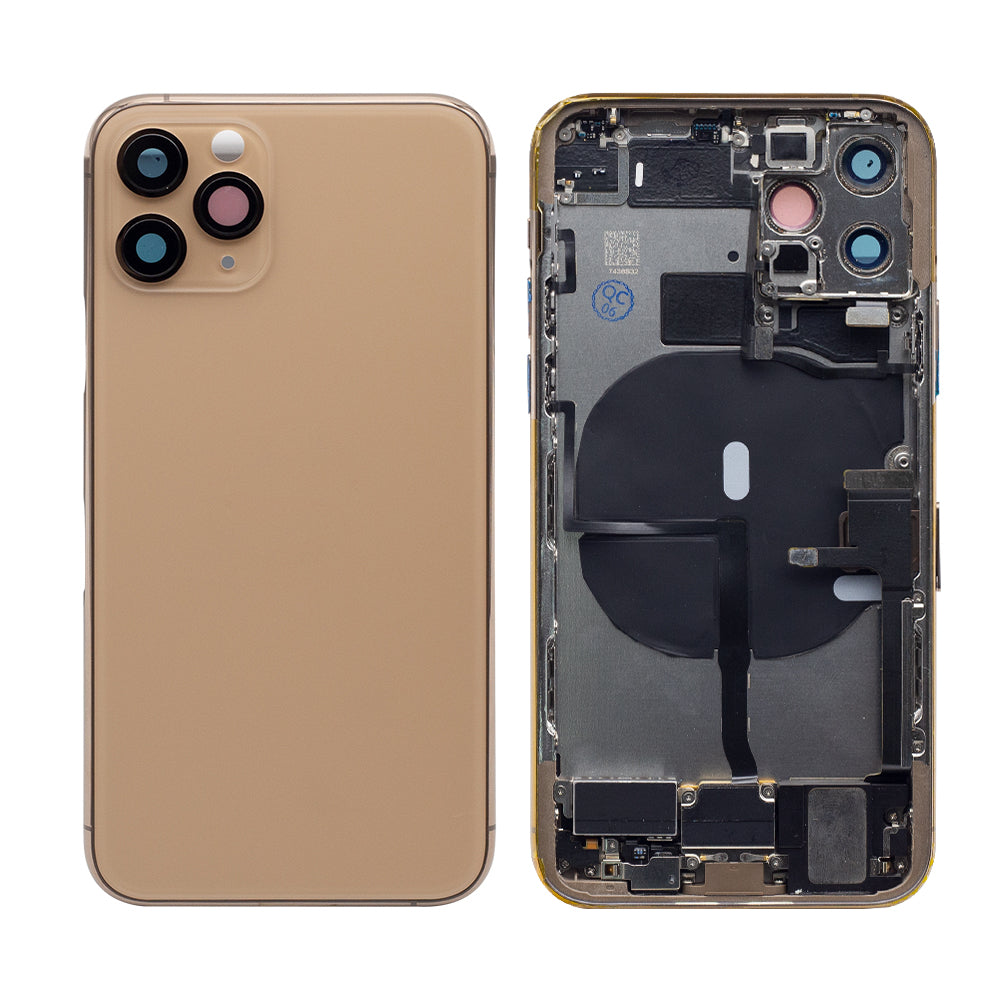 Für Apple iPhone 11 Pro Gehäuse mit Kleinteilen Gold OEM – Bild 3