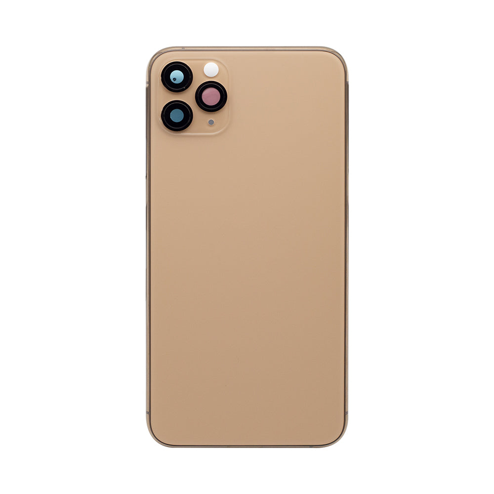 Für Apple iPhone 11 Pro Max Gehäuse mit Kleinteilen Gold OEM