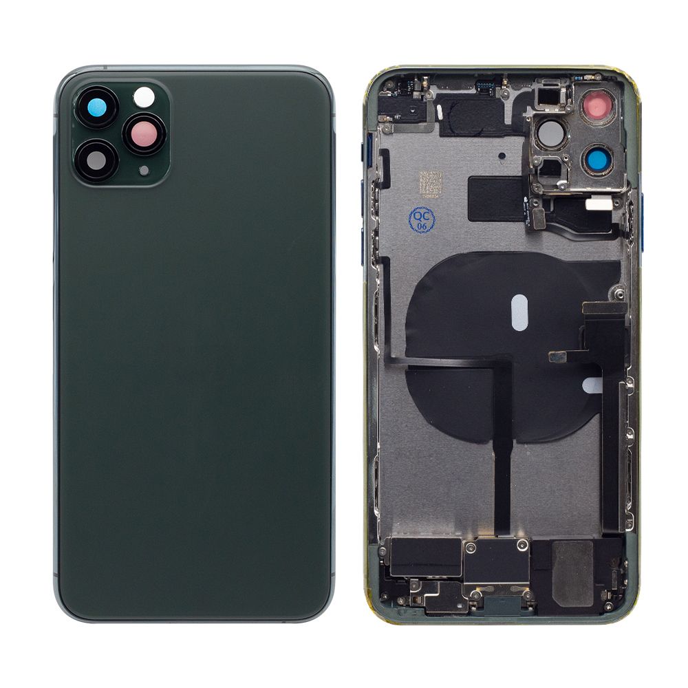 Für Apple iPhone 11 Pro Max Gehäuse mit Kleinteilen Green OEM – Bild 3