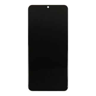 Samsung Galaxy A20s A207F Display und Touchscreen-Digitizer mit Rahmen Black Service Pack