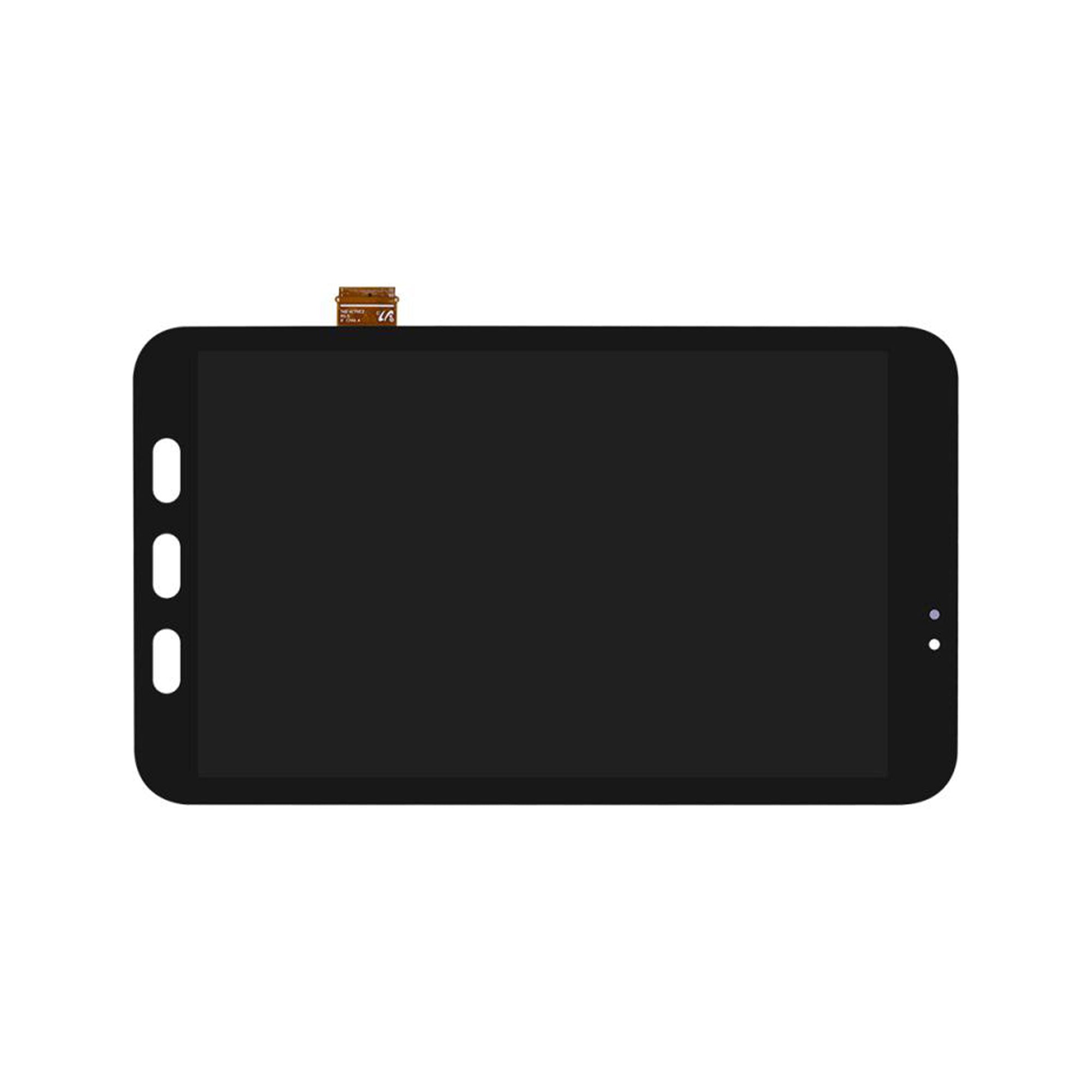 Samsung Galaxy Tab Active 2 T395 Original aufgearbeitet Display Rahmen Schwarz – Bild 2