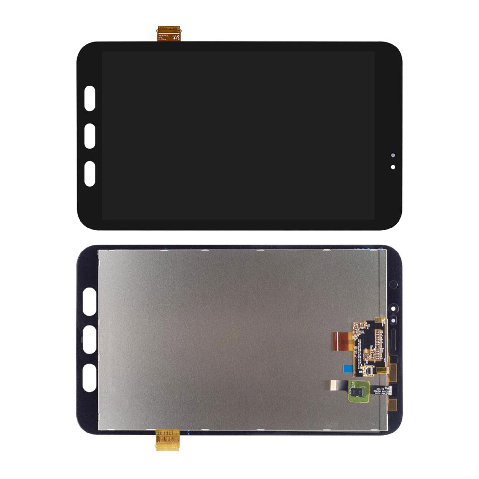 Samsung Galaxy Tab Active 2 T395 Original aufgearbeitet Display Rahmen Schwarz – Bild 4
