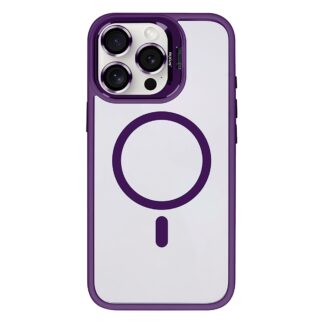 Rixus Classic 03 Hülle mit MagSafe kompatibel für Apple iPhone 14 Pro Max Deep Purple