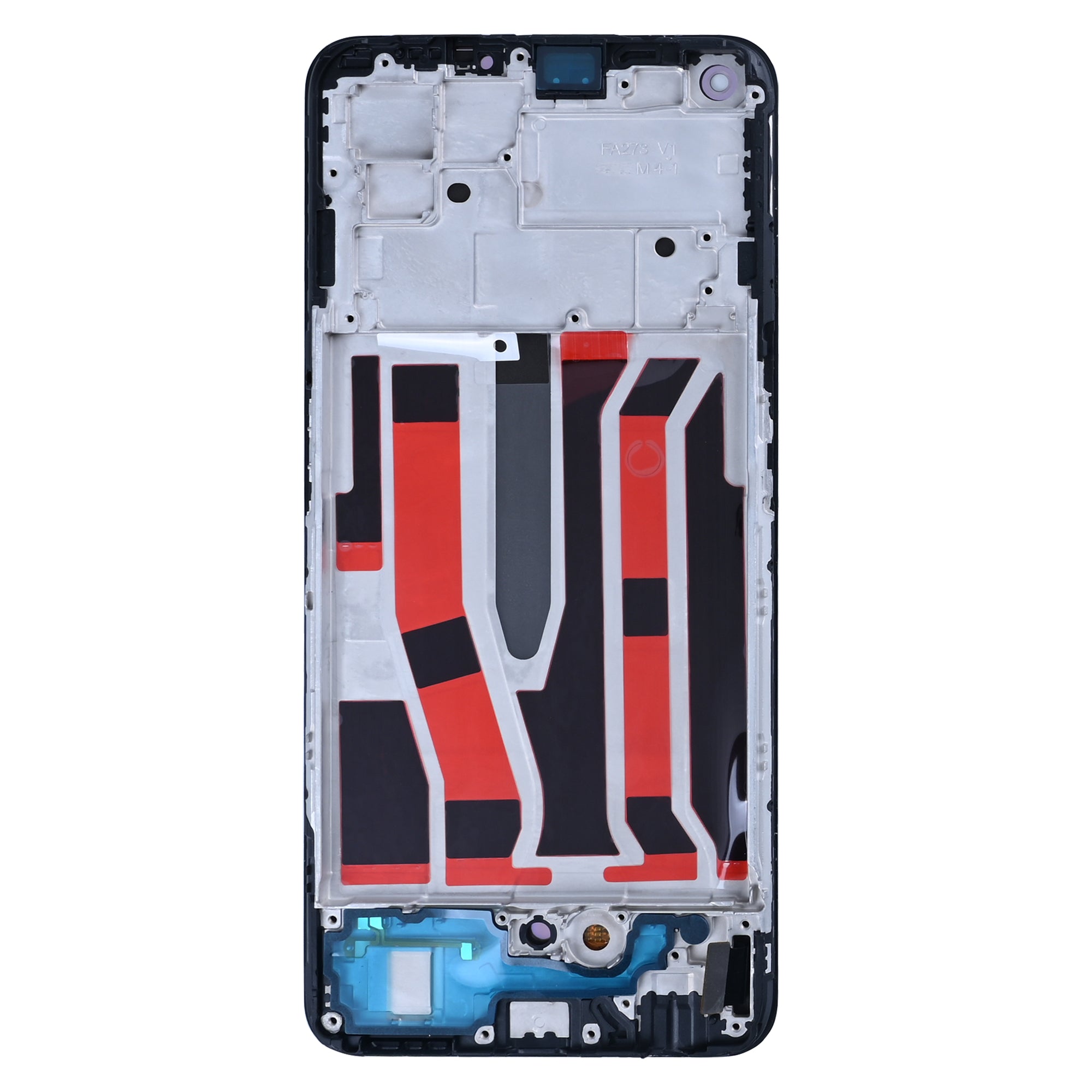 OEM Display für Oppo A94 5G mit Rahmen Schwarz – Bild 3