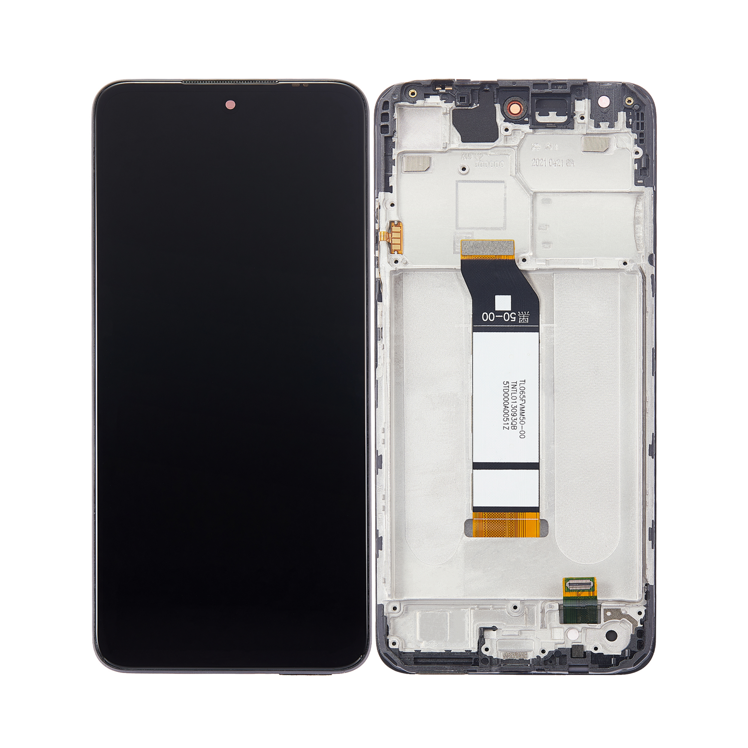 OEM Display für Xiaomi Redmi Note 10 5G, Poco M3 Pro 5G mit Rahmen Grau – Bild 4