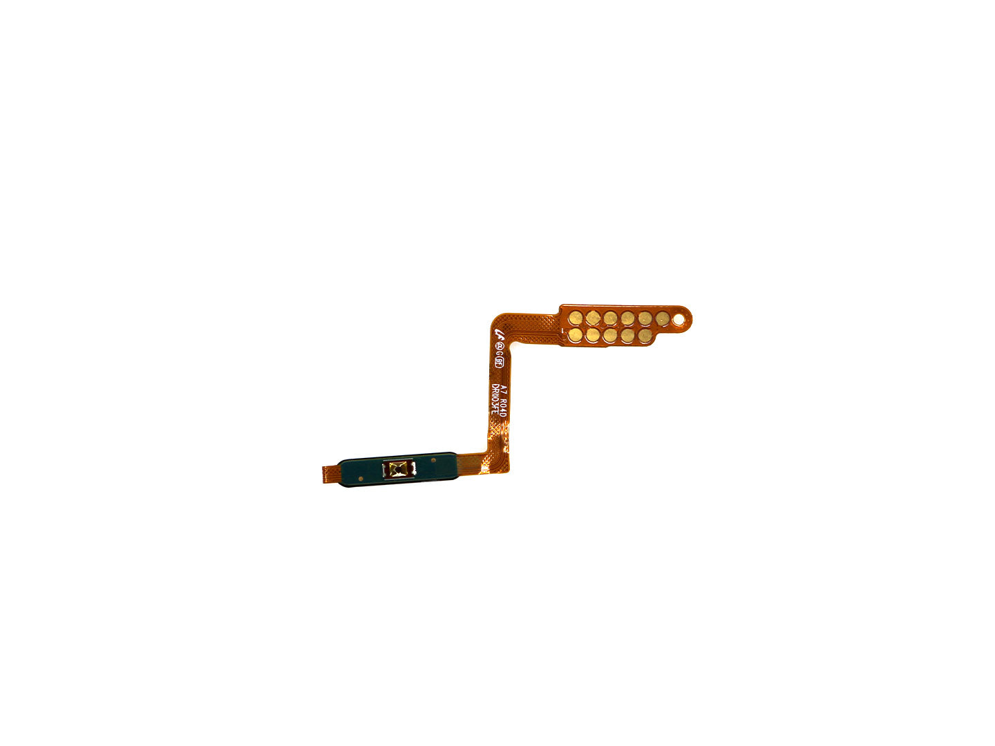 Samsung Galaxy A7 (2018) A750F Fingerabdrucksensor-Flex mit Powerbutton Gold OEM – Bild 2