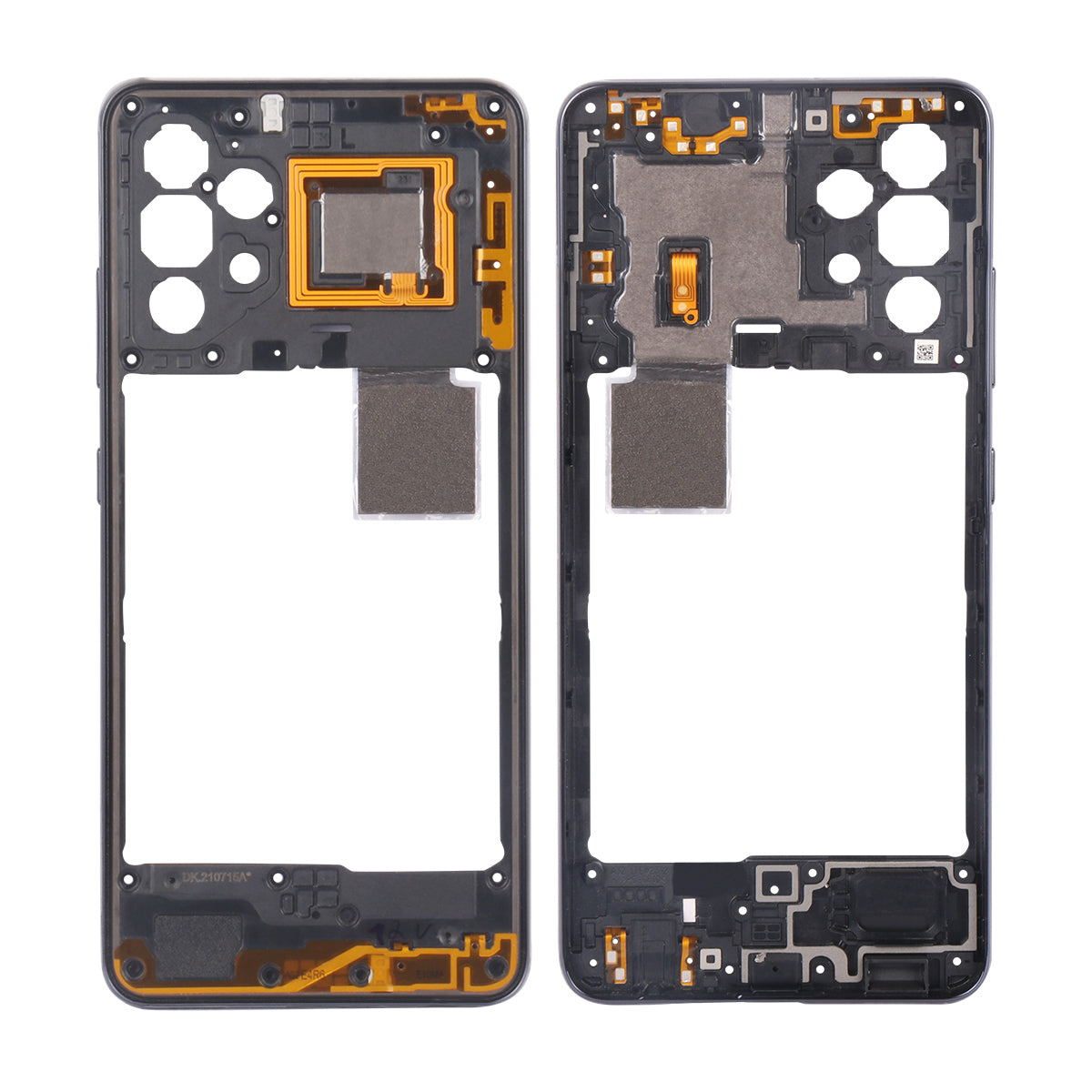 Samsung Galaxy A32 A325F Middle Rahmen Awesome Black Original – Bild 3