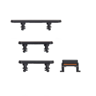 Für Apple iPhone XR Side Taste Set Black OEM (4pcs）
