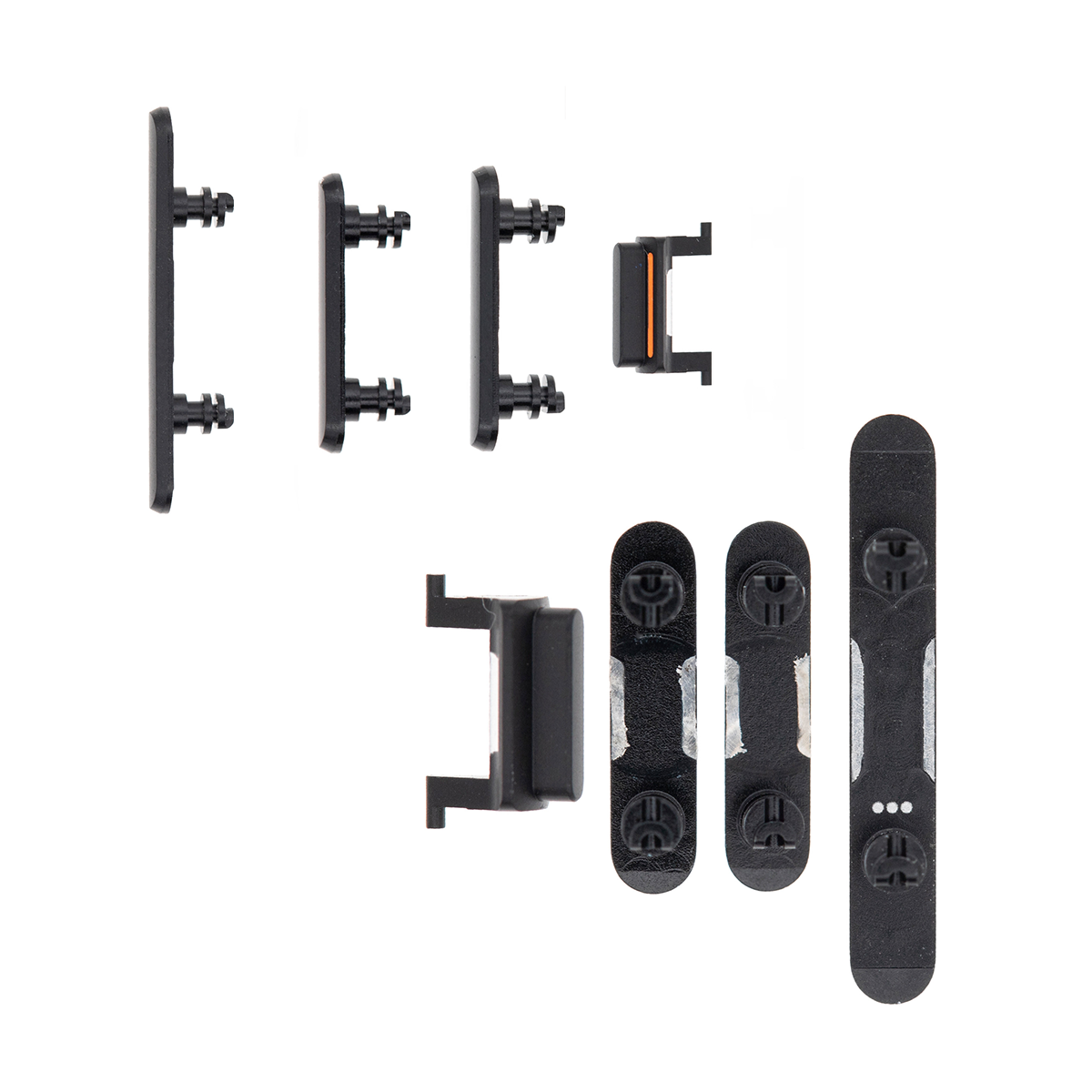 Für Apple iPhone XR Side Taste Set Black OEM (4pcs) – Bild 3