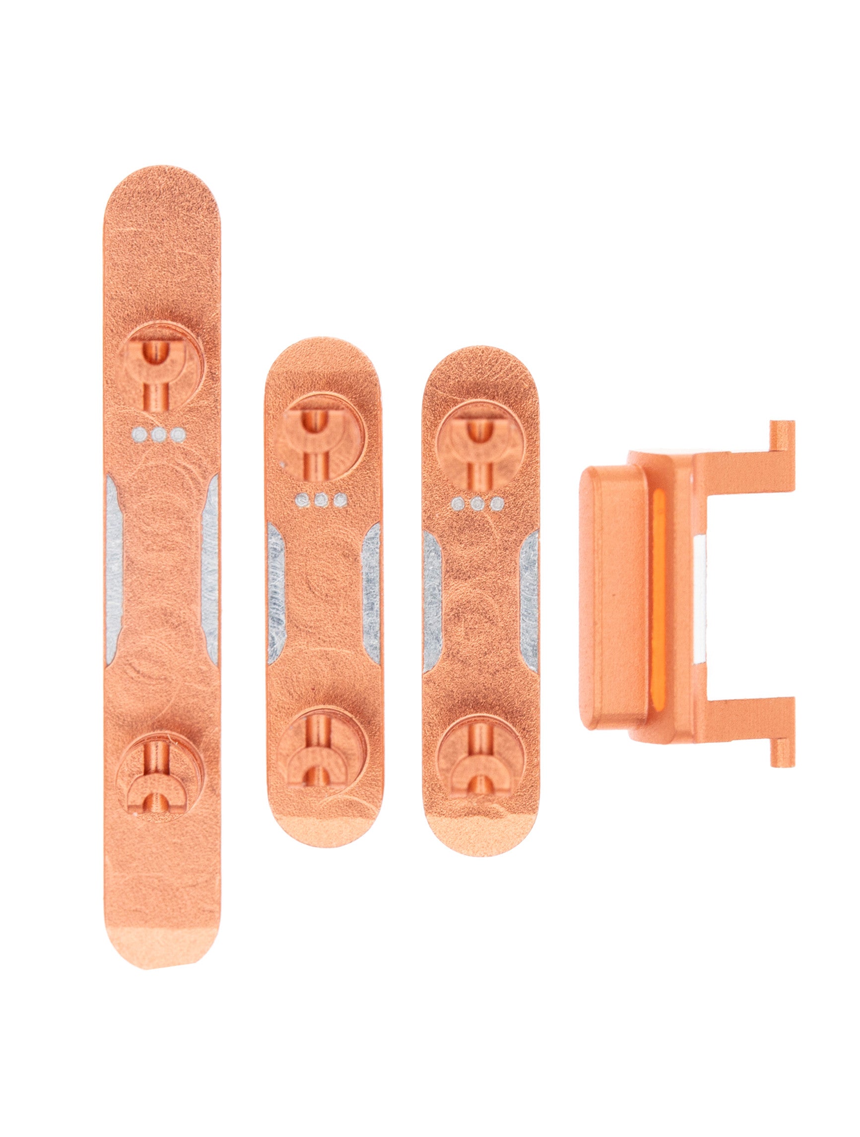 Für Apple iPhone XR Side Taste Set Coral OEM (4pcs) – Bild 2