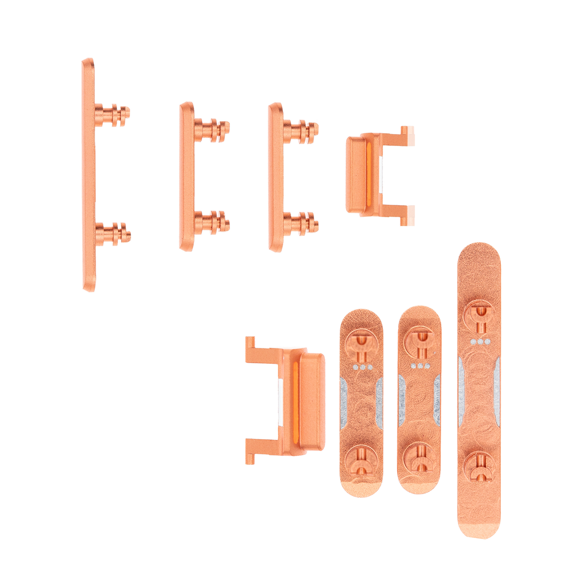 Für Apple iPhone XR Side Taste Set Coral OEM (4pcs) – Bild 3