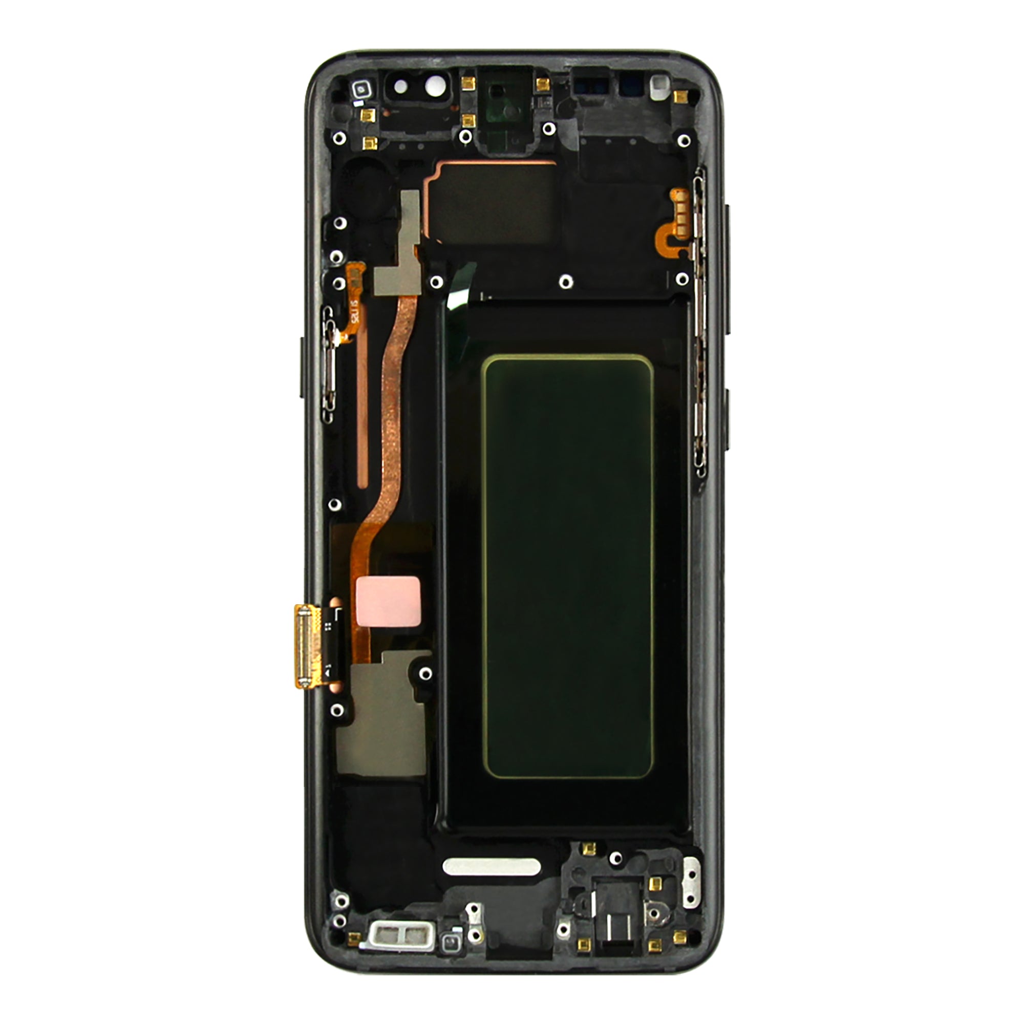 Samsung Galaxy S8 G950F Display und Touchscreen-Digitizer mit Rahmen Black aufbereitet – Bild 2