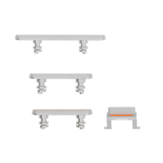 Für Apple iPhone XR Side Taste Set White OEM (4pcs）