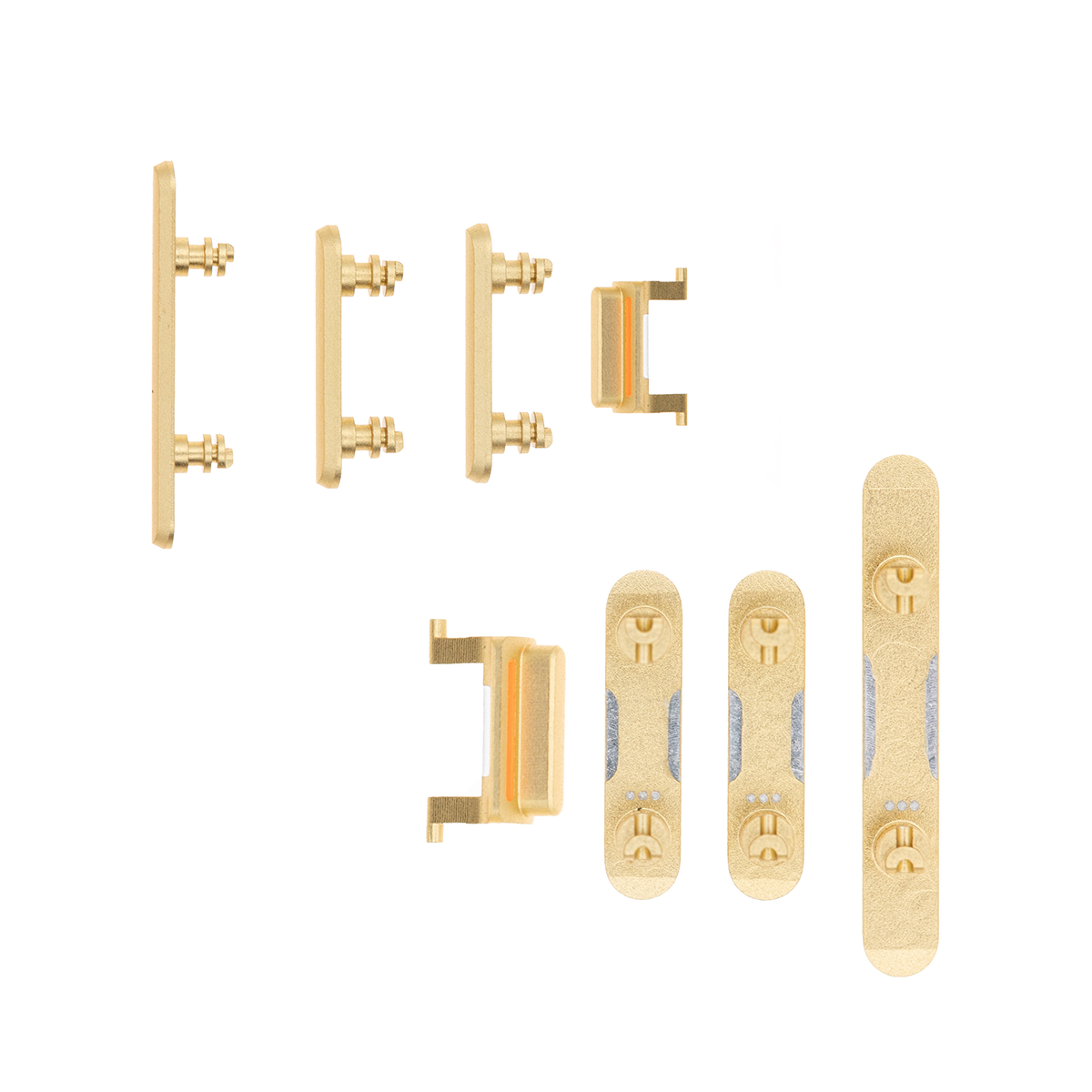 Für Apple iPhone XR Side Taste Set Yellow OEM (4pcs) – Bild 3