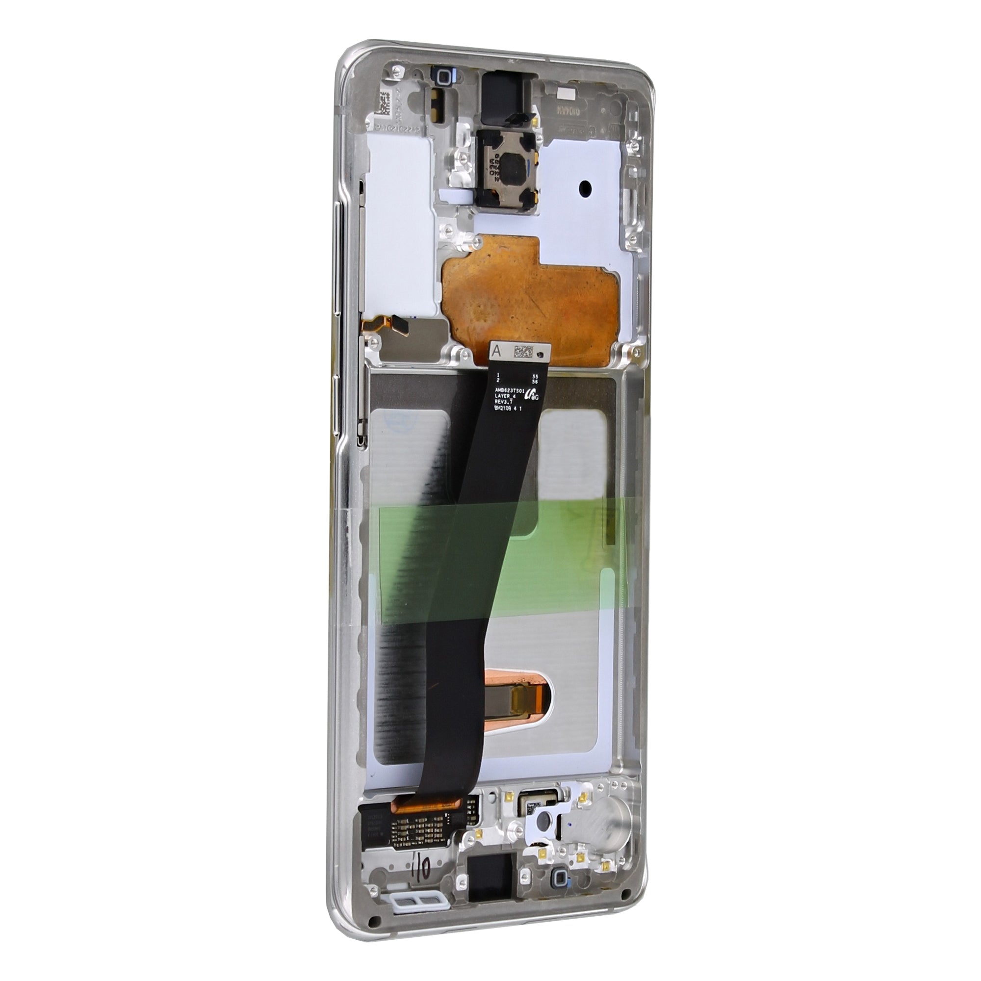 Samsung S20/S20 5G G980F/G981F Original Service Pack Display Rahmen Cloud White – Bild 4