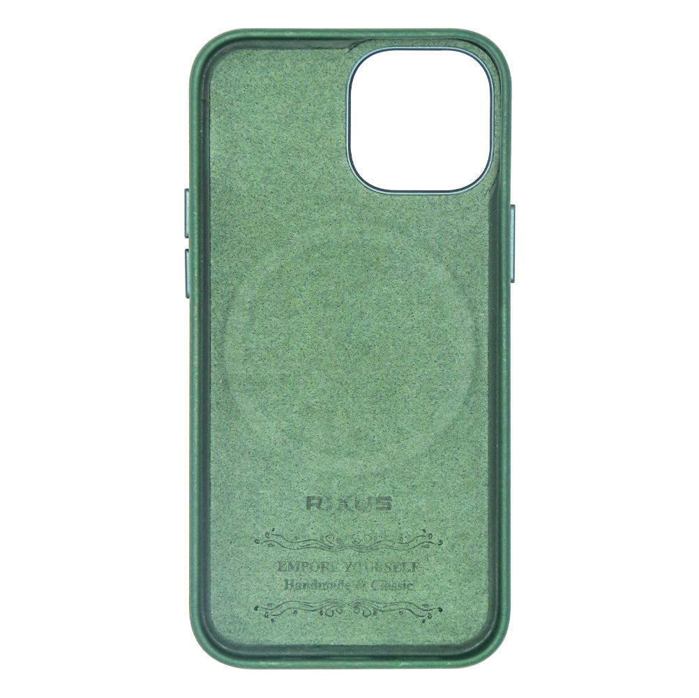 Rixus Classic 02 Hülle mit MagSafe kompatibel für Apple iPhone 13 Mini Green – Bild 2