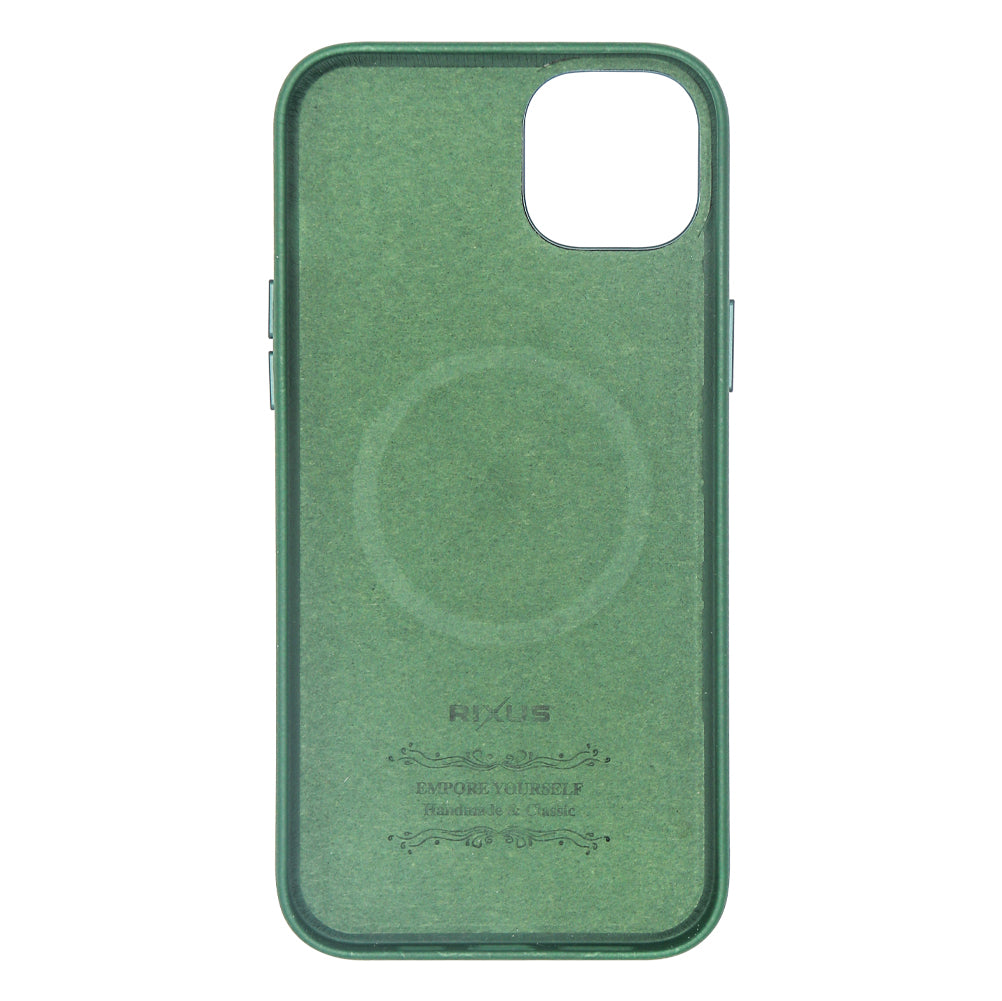 Rixus Classic 02 Hülle mit MagSafe kompatibel für Apple iPhone 14 Plus Green – Bild 2