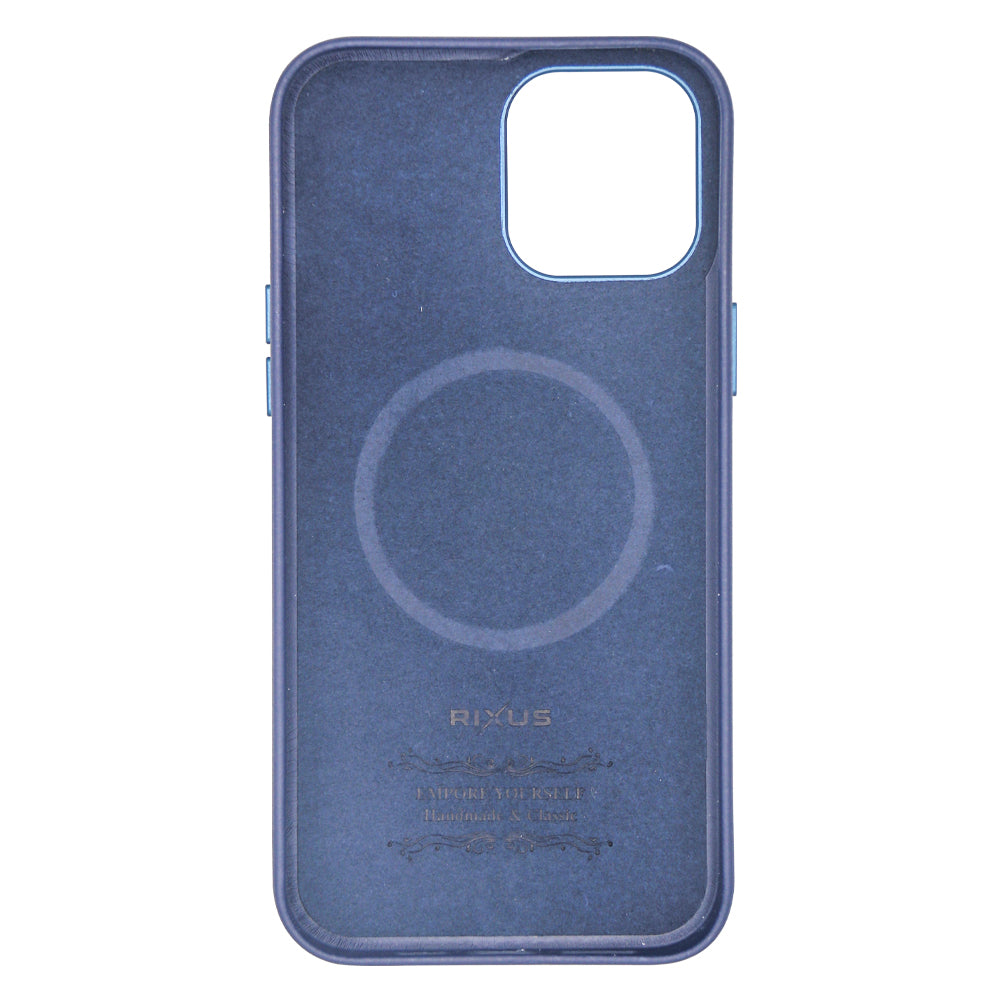 Rixus Classic 02 Hülle mit MagSafe kompatibel für Apple iPhone 12 Pro Max Blue – Bild 2