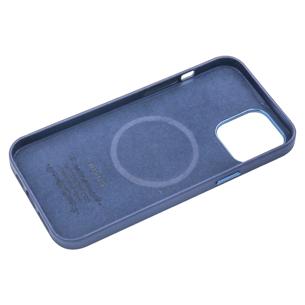 Rixus Classic 02 Hülle mit MagSafe kompatibel für Apple iPhone 12 Pro Max Blue – Bild 3