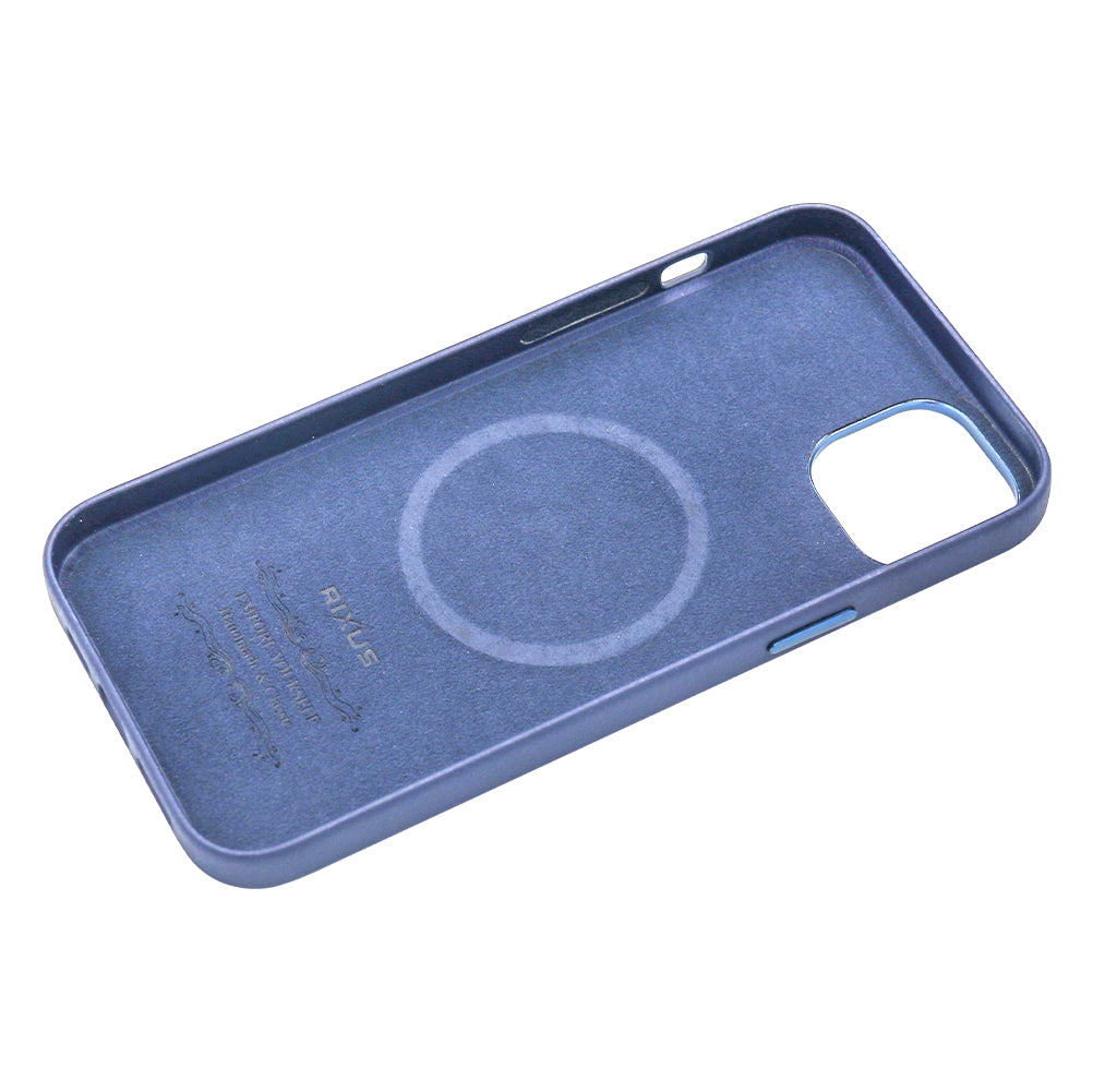 Rixus Classic 02 Hülle mit MagSafe kompatibel für Apple iPhone 14 Plus Blue – Bild 3