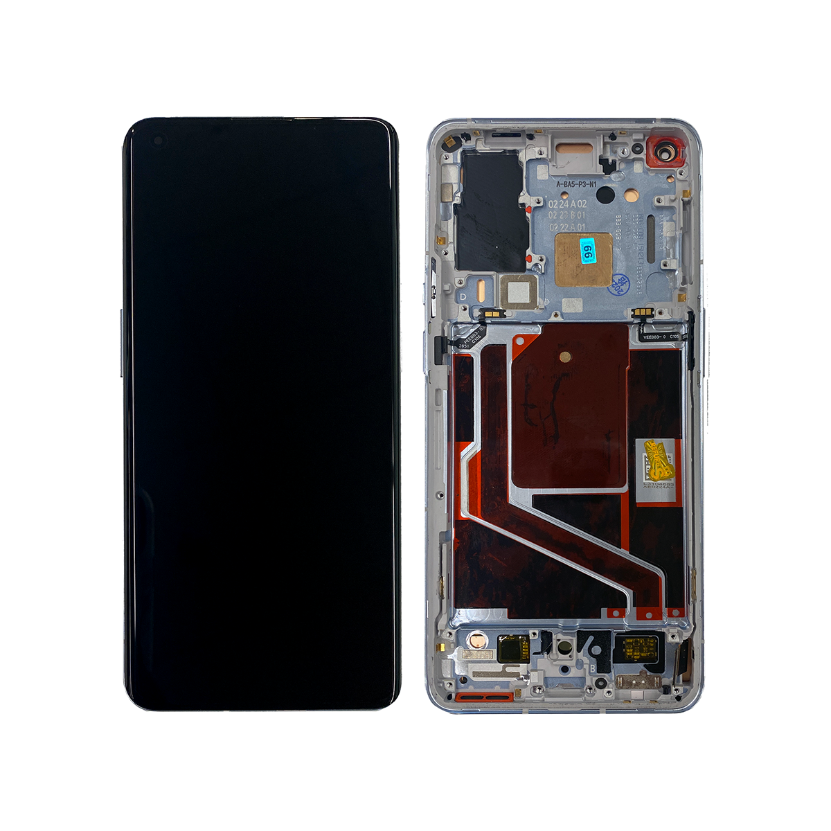 OnePlus 9 Pro Display und Touchscreen-Digitizer mit Rahmen Morning Mist OEM – Bild 4