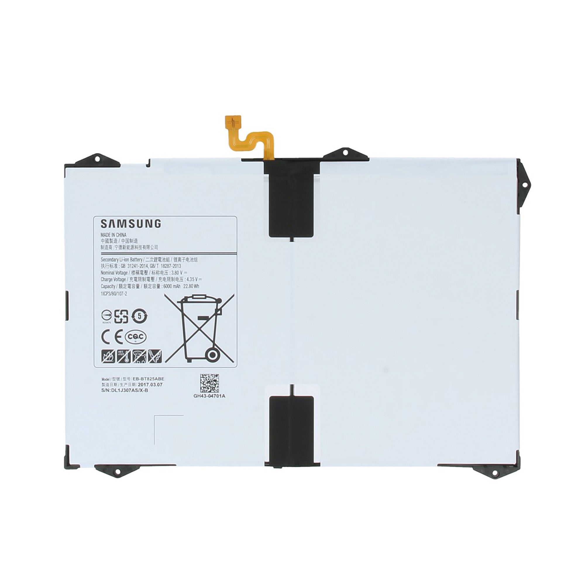 Samsung Galaxy Tab S3 9.7 inch T820, T825 Akku EB-BT820ABE OEM