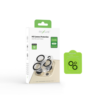 Rixus Clear HD Kamera Panzerglas für Apple iPhone 15, 15 Plus