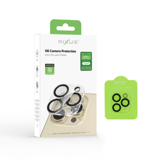 Rixus Clear HD Kamera Panzerglas für Apple iPhone 15 Pro, 15 Pro Max
