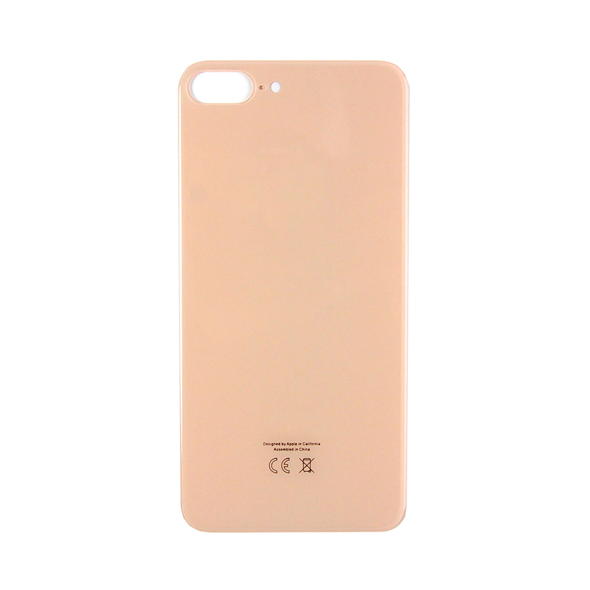 Für Apple iPhone 8 Plus kompatibel Rückglas mit großem Kamerarahmen, Farbe wählbar