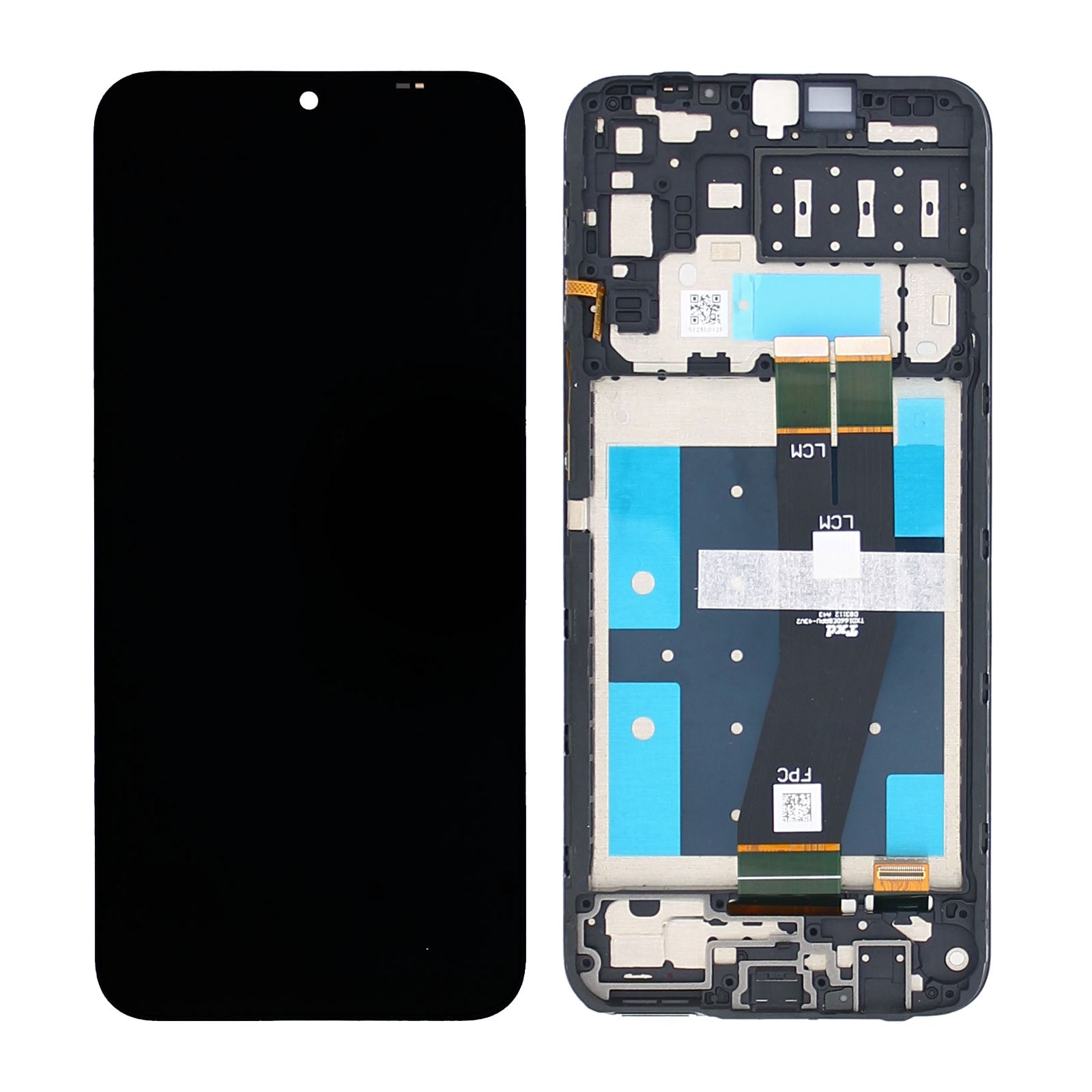 Samsung Galaxy A14 A145F Original Service Pack Display mit Rahmen Schwarz – Bild 4