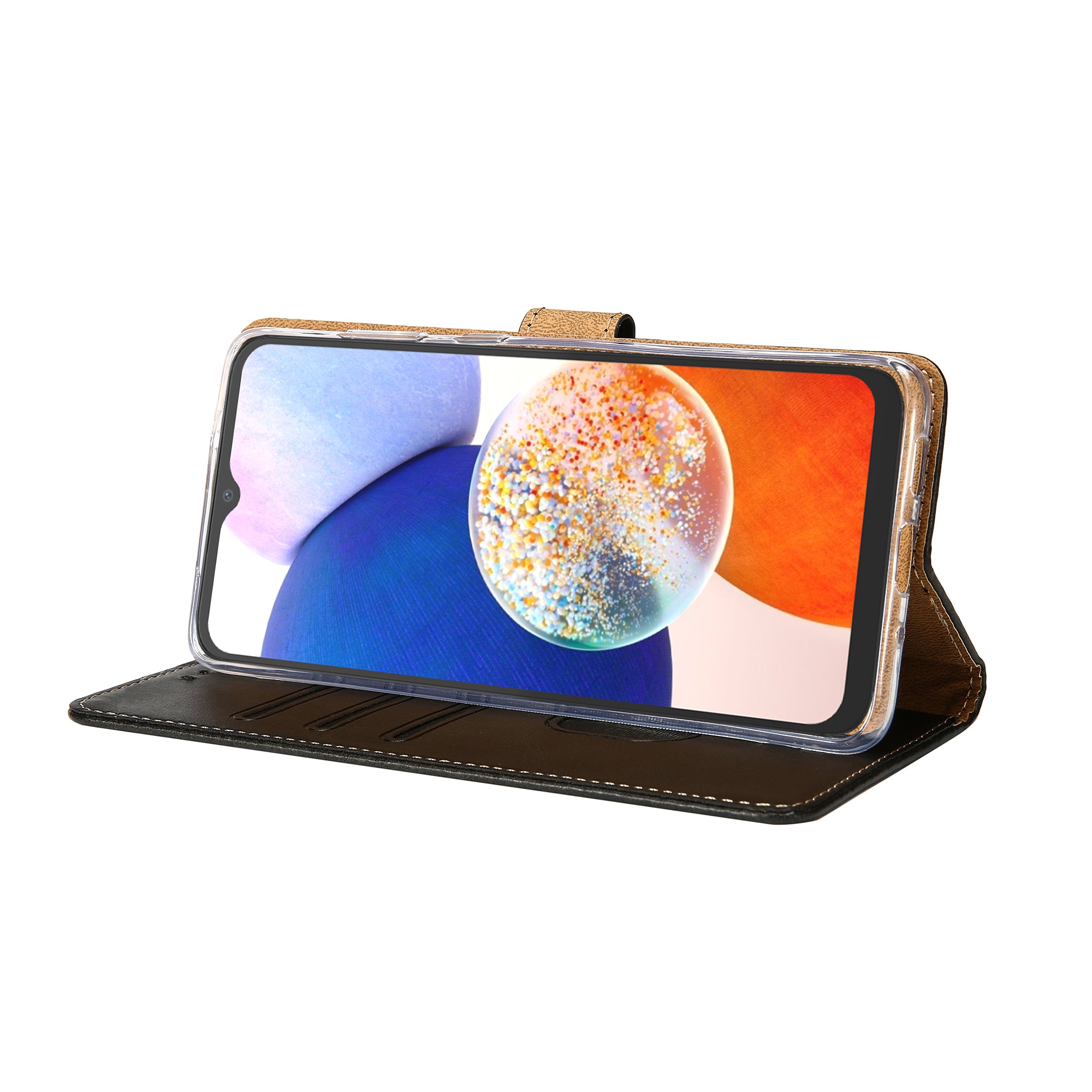 Rixus Buchhülle für Samsung Galaxy A14 5G Black – Bild 6