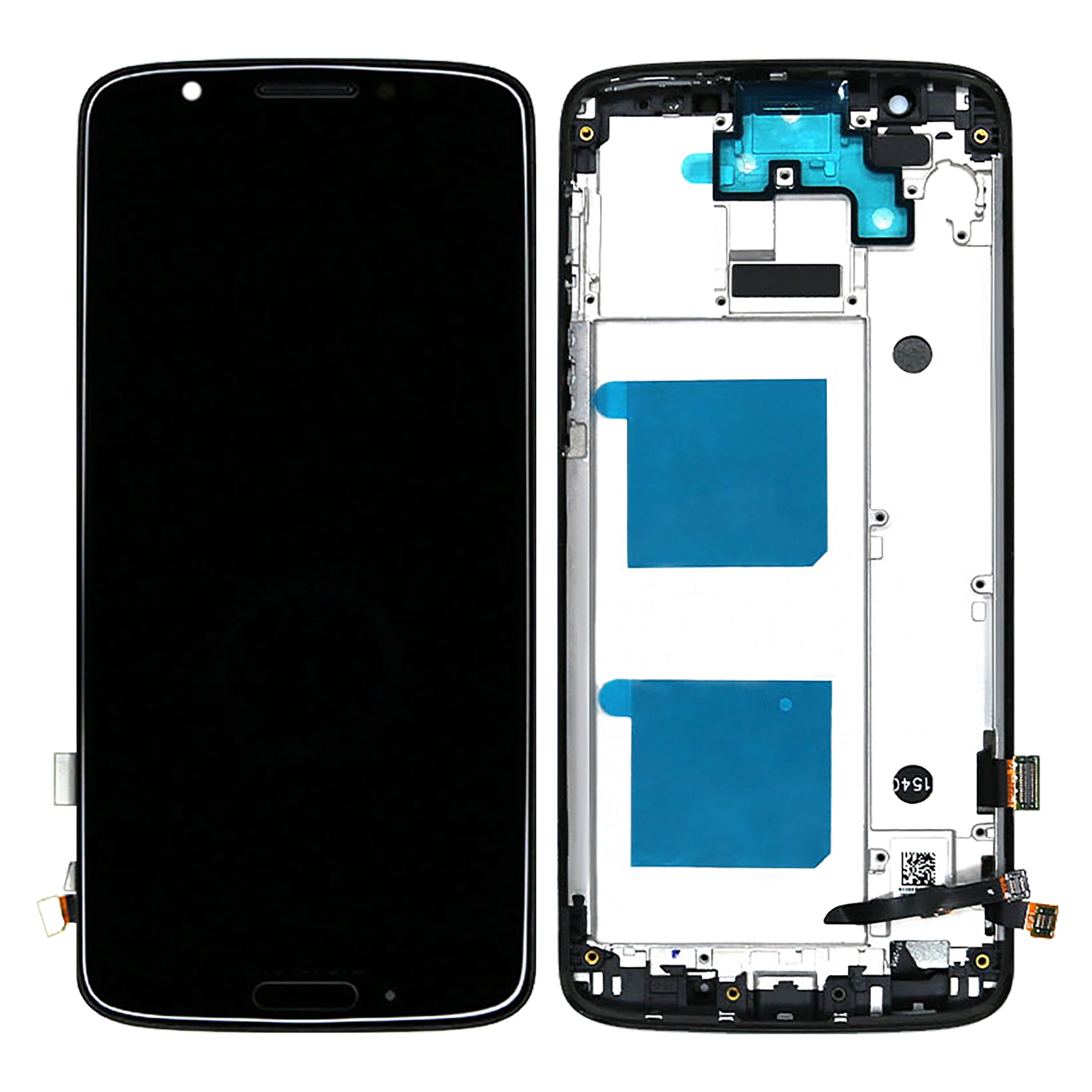 OEM Display für Motorola Moto G6 mit Rahmen Schwarz – Bild 4