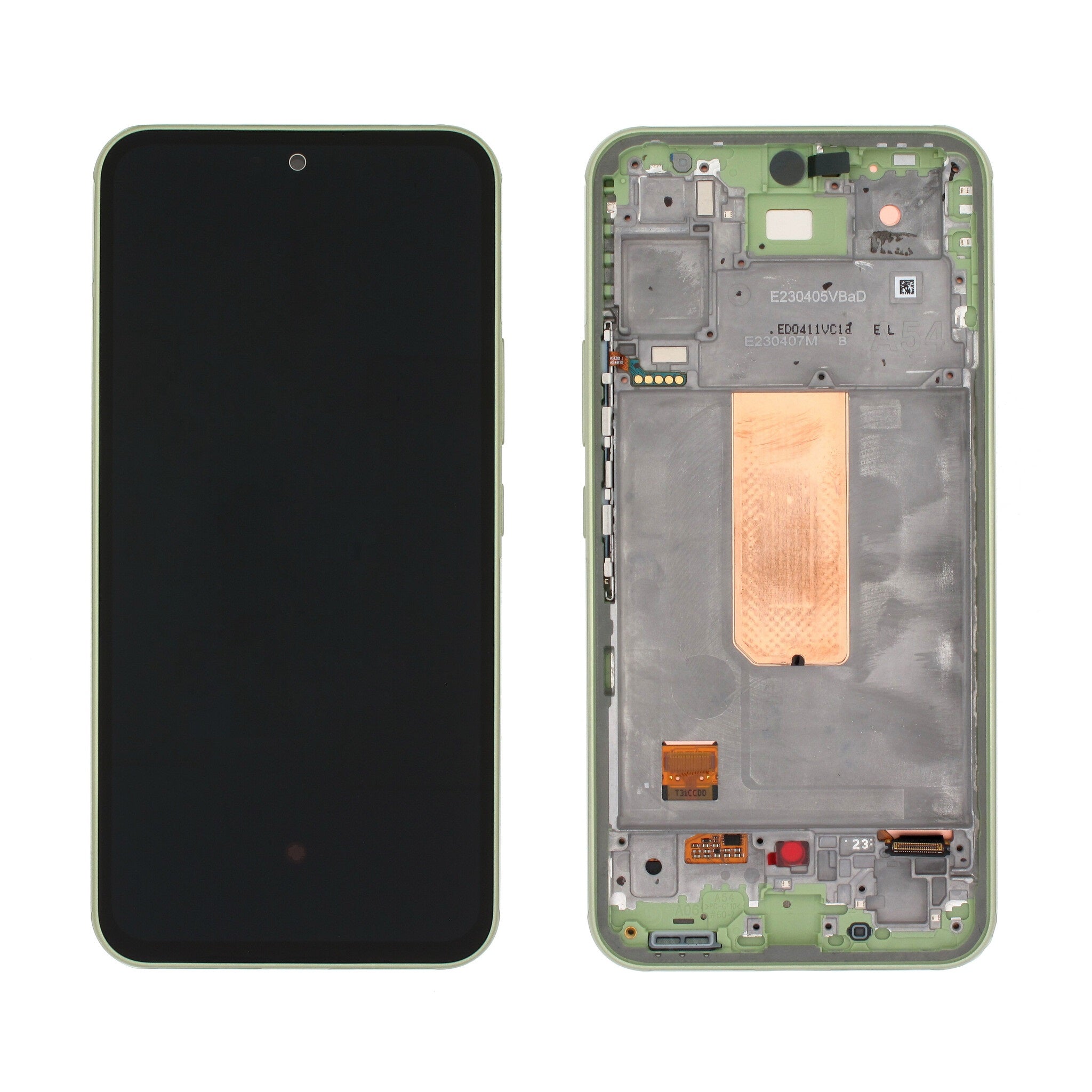 Samsung Original Service Pack Display Galaxy A54 5G A546B mit Rahmen Lime – Bild 4