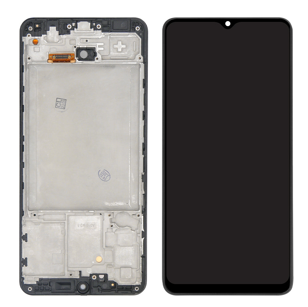 Samsung Galaxy A31 A315F Display und Touchscreen-Digitizer mit Rahmen Black Soft-OLED – Bild 3