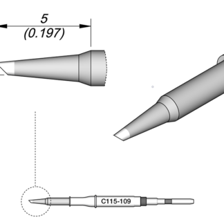 JBC C115109 Cartridge Bevel Ø0.6