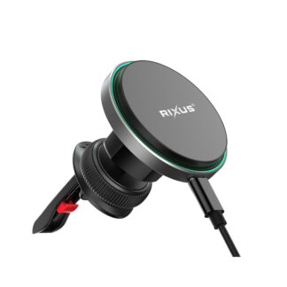 Rixus RXWC12 MagSafe kompatibel Charging Air Vent Mount Black