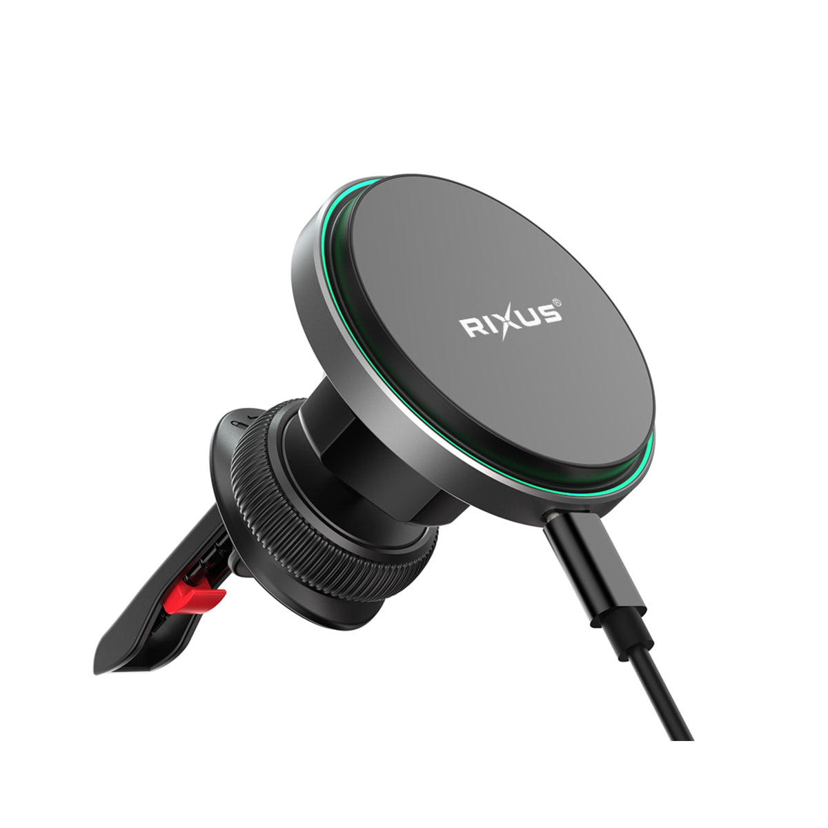 Rixus RXWC12 MagSafe kompatibel Charging Air Vent Mount Black