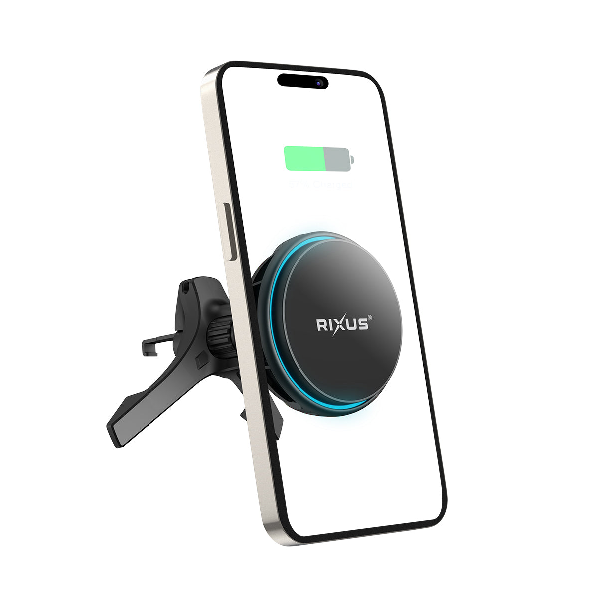 Rixus RXWC21 MagSafe kompatibel Car Mount Charger Ice Cooling Fit Black – Bild 2