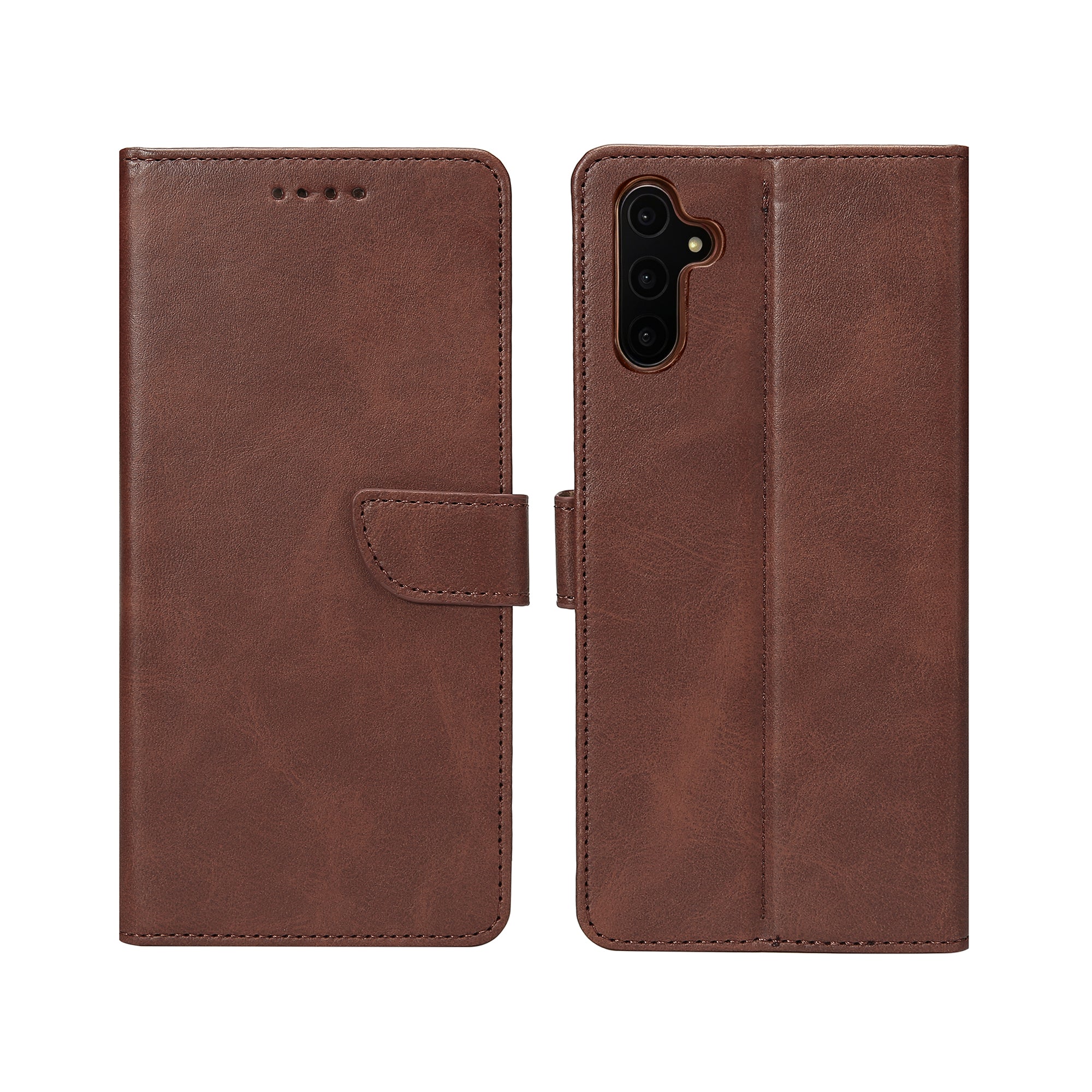 Rixus Buchhülle für Samsung Galaxy A14 5G Brown – Bild 3